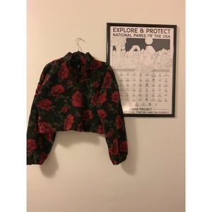 Urban Outfitters cropped fleece